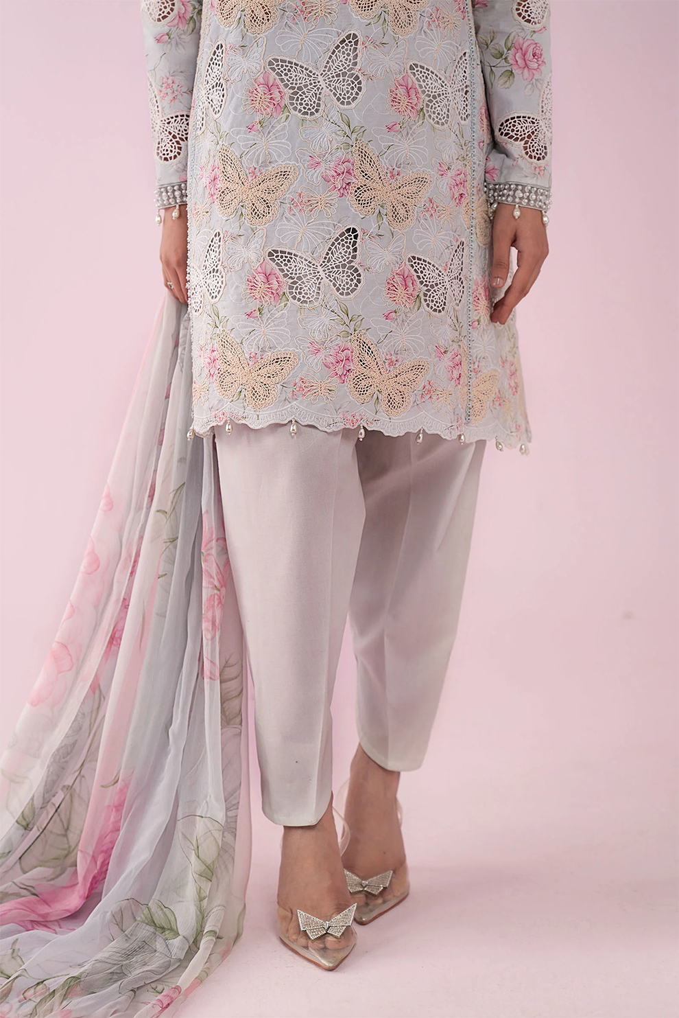 3 PIECE - UNSTITCHED | PRINTED LAWN - MB1217