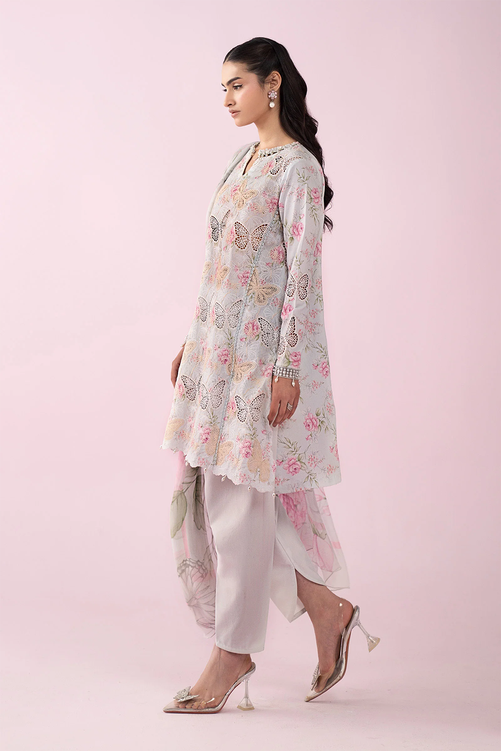 3 PIECE - UNSTITCHED | PRINTED LAWN - MB1217
