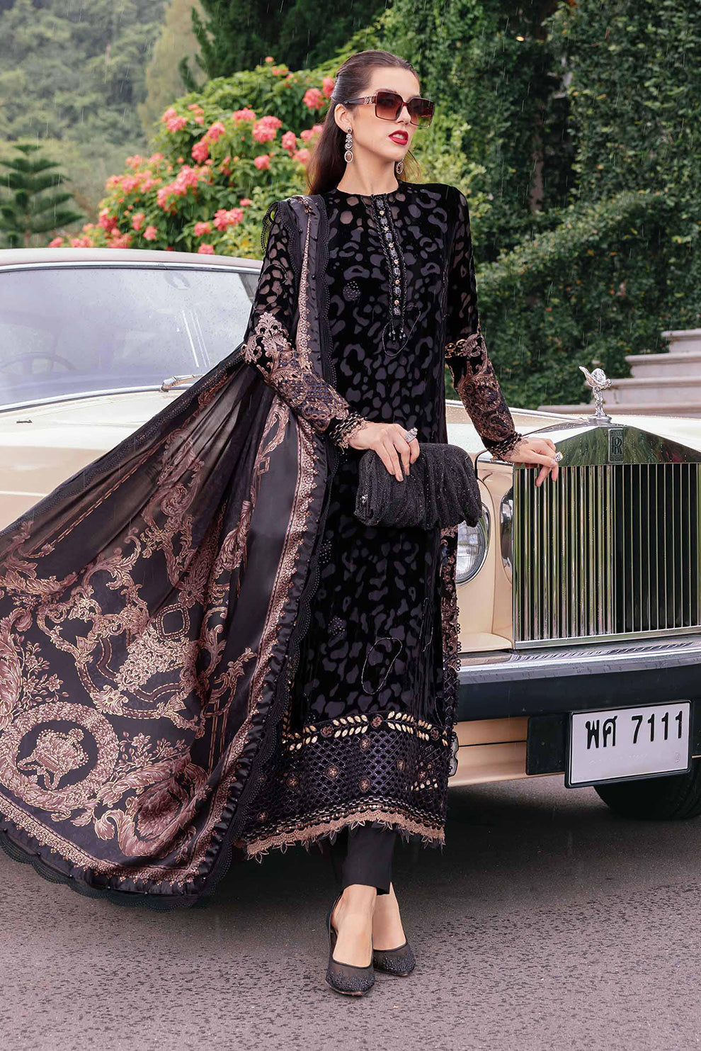 3 PIECE - UNSTITCHED | PRINTED LAWN - MB1233