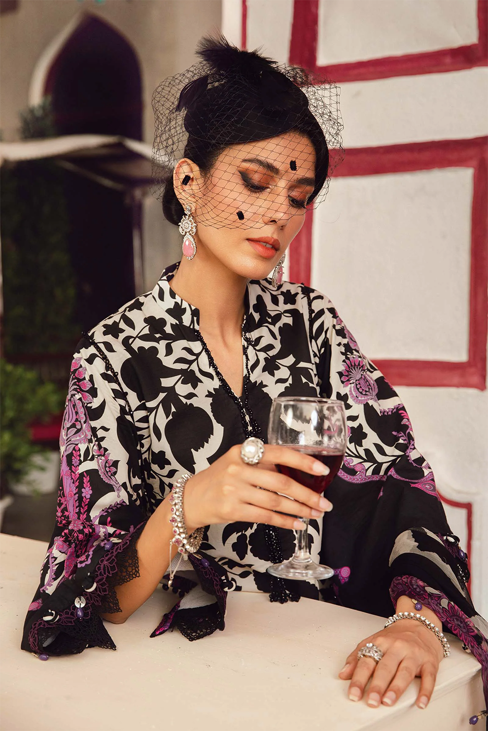 3 PIECE - UNSTITCHED | PRINTED LAWN - MB1214