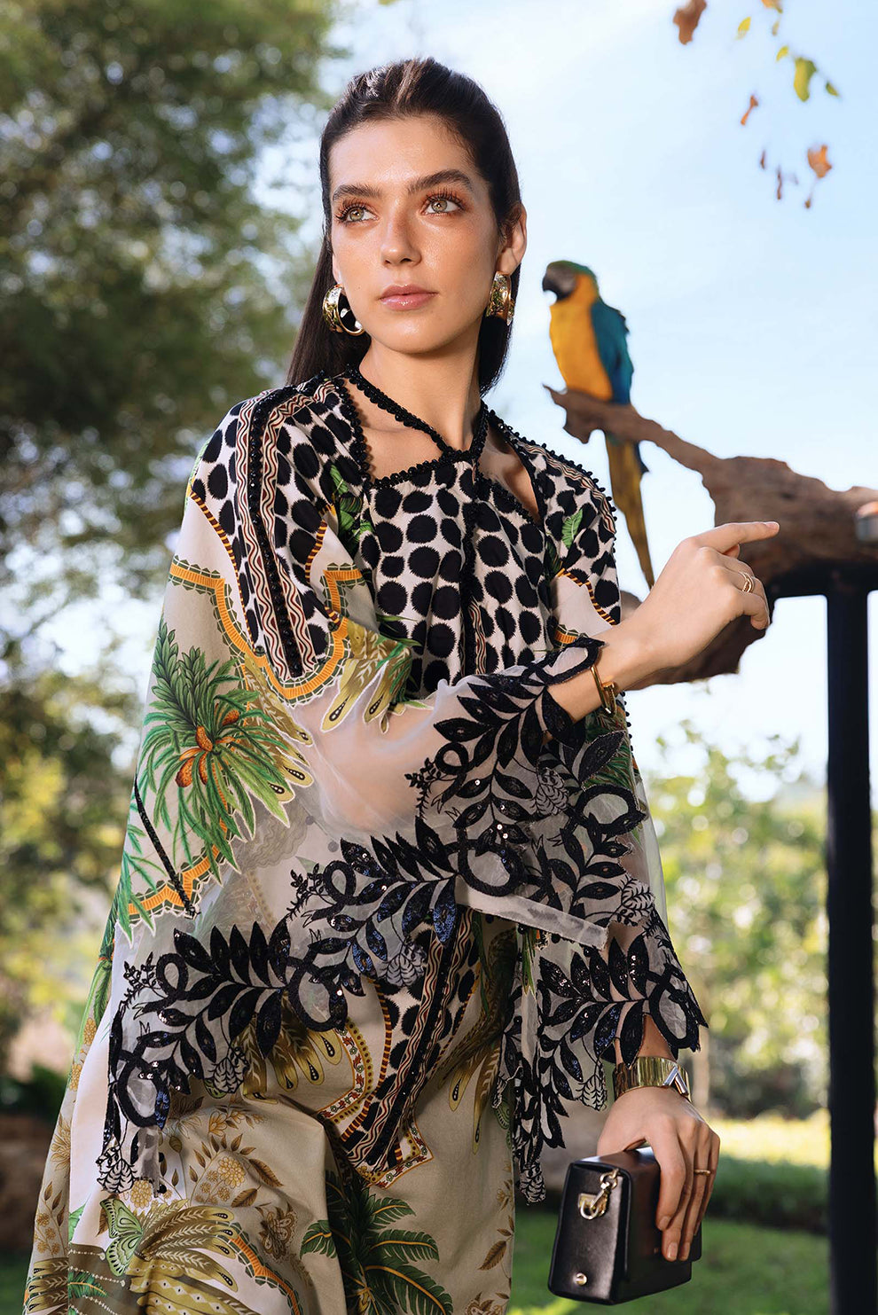 3 PIECE - UNSTITCHED | PRINTED LAWN - MB1221