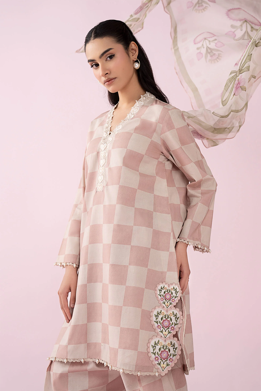 3 PIECE - UNSTITCHED | PRINTED LAWN - MB1223