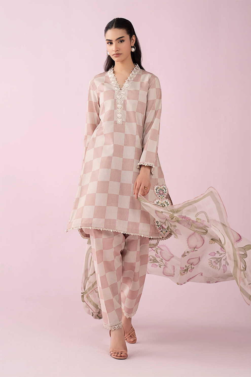 3 PIECE - UNSTITCHED | PRINTED LAWN - MB1223