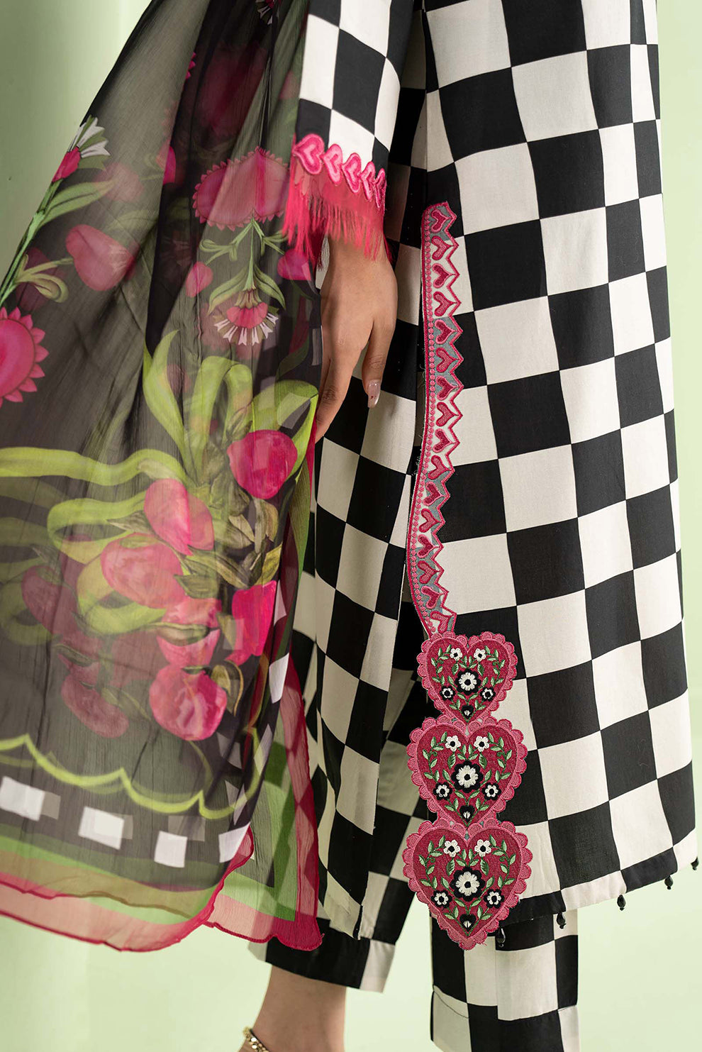 3 PIECE - UNSTITCHED | PRINTED LAWN - MB1224