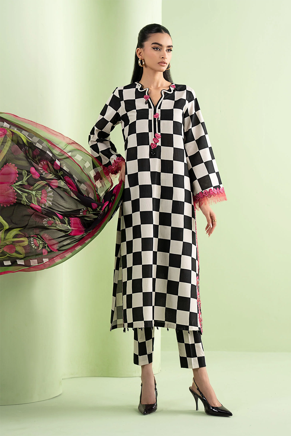3 PIECE - UNSTITCHED | PRINTED LAWN - MB1224