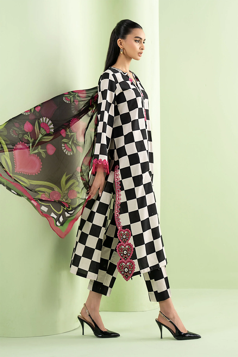 3 PIECE - UNSTITCHED | PRINTED LAWN - MB1224
