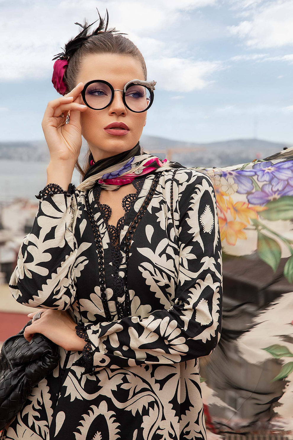 3 PIECE - UNSTITCHED | PRINTED LAWN - MB1202