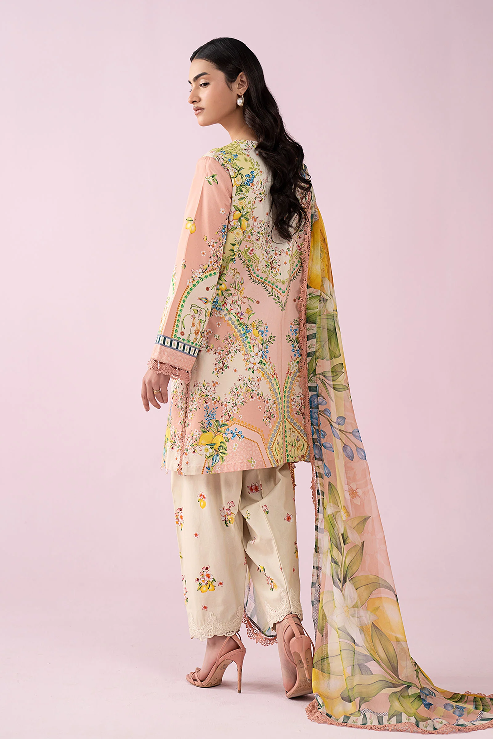 3 PIECE - UNSTITCHED | PRINTED LAWN - MB1225