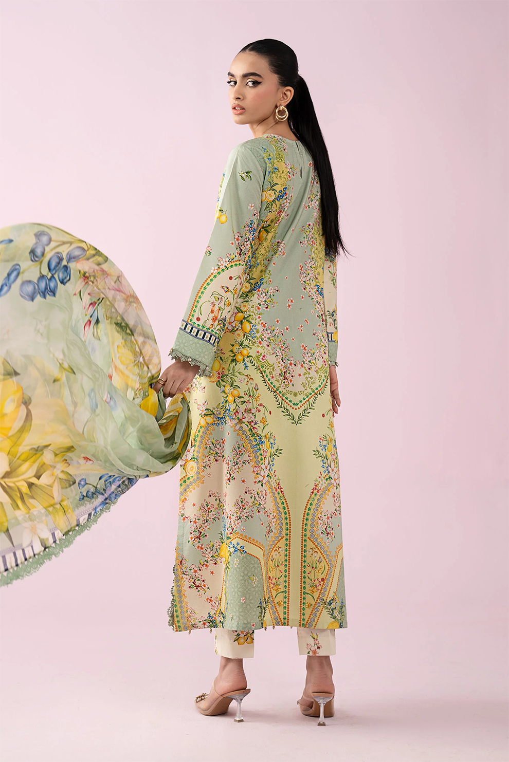 3 PIECE - UNSTITCHED | PRINTED LAWN - MB1226