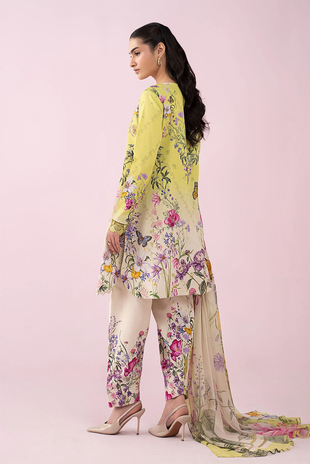 3 PIECE - UNSTITCHED | PRINTED LAWN - MB1227
