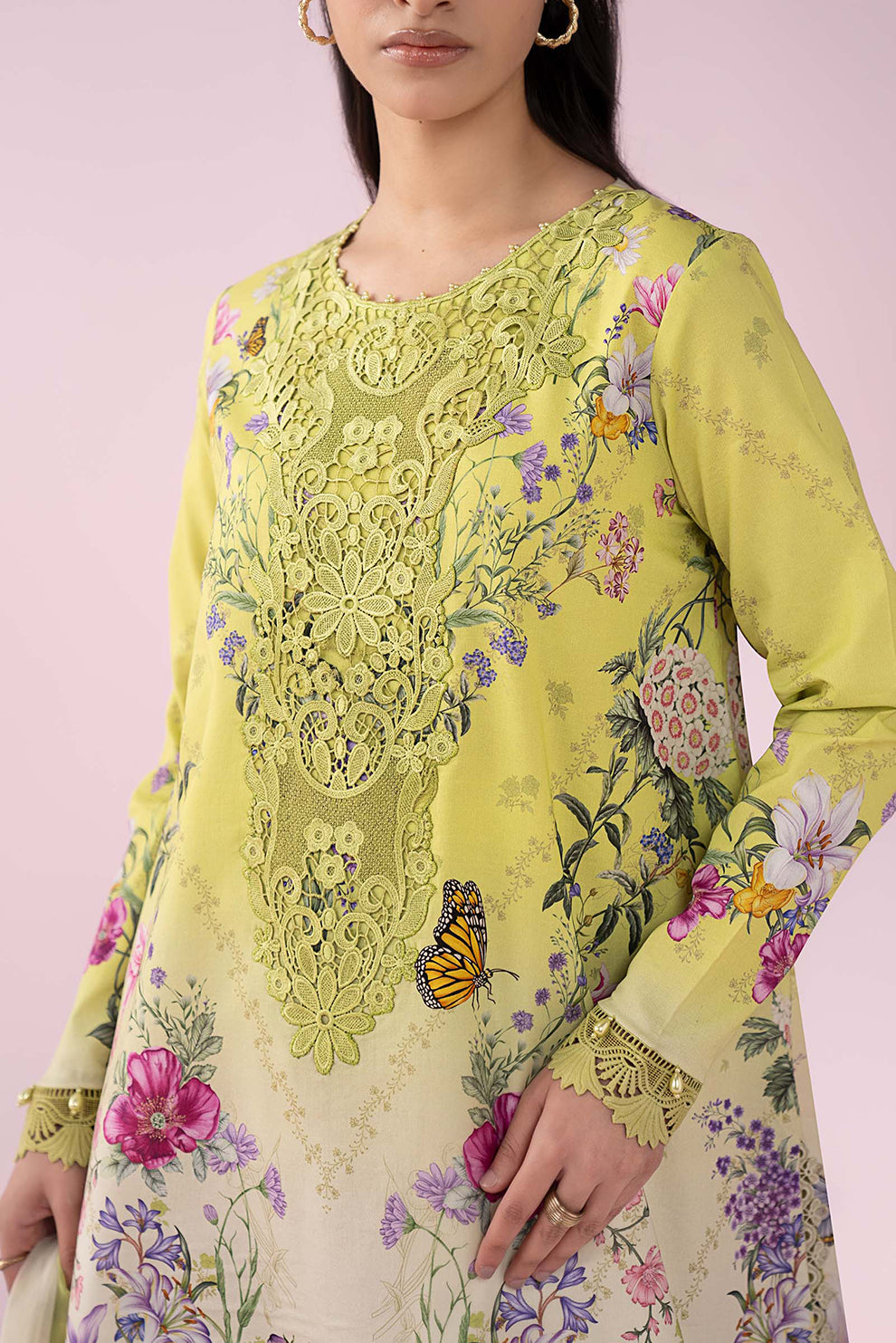 3 PIECE - UNSTITCHED | PRINTED LAWN - MB1227