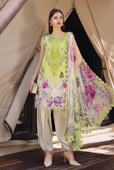 3 PIECE - UNSTITCHED | PRINTED LAWN - MB1227