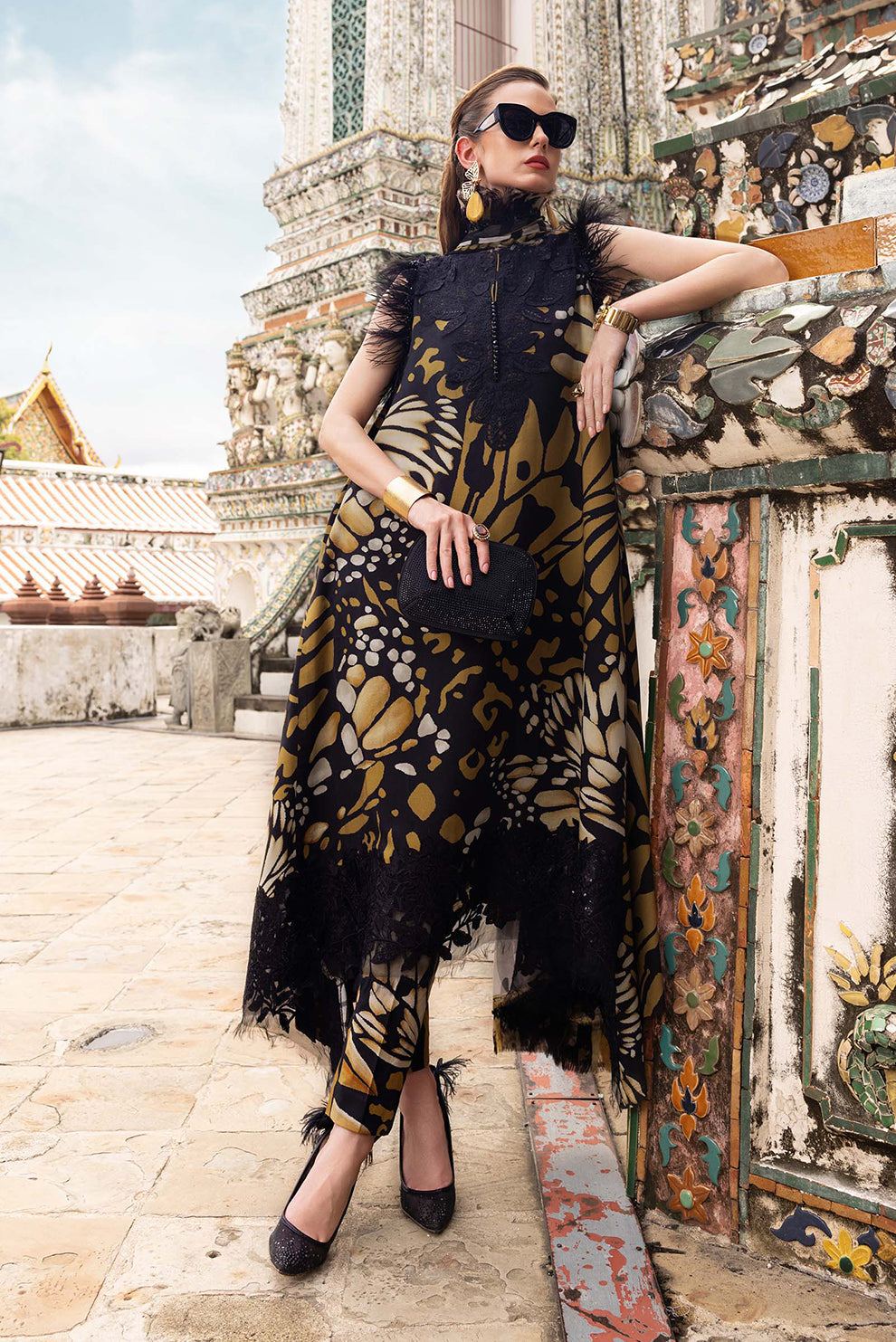 3 PIECE - UNSTITCHED | PRINTED LAWN - MB1216