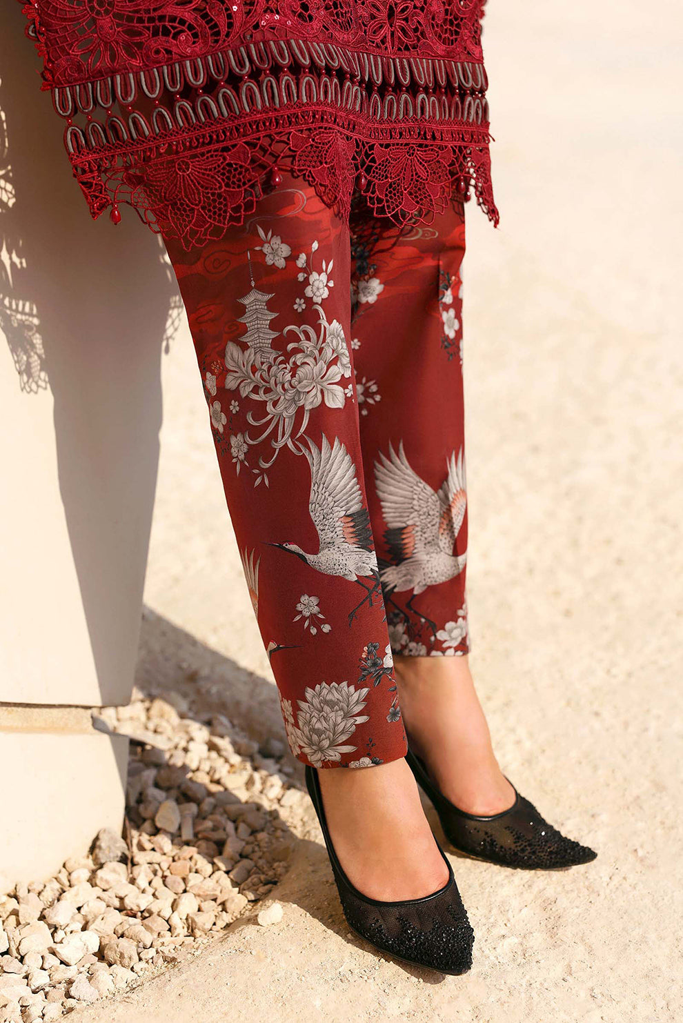 3 PIECE - UNSTITCHED | EMBROIDERED LAWN - MB1206