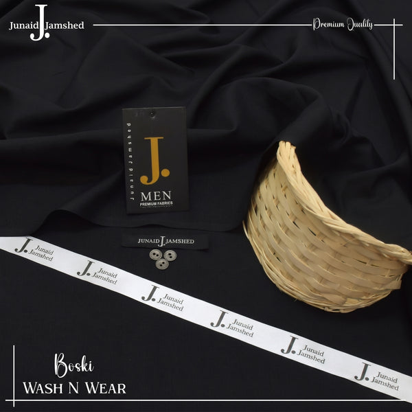 Black | Boski Wash & Wear | Unstitched