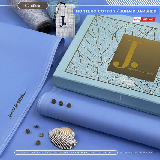 MONTERO PAPER COTTON | BY JUNAID JAMSHED | SKY BLUE