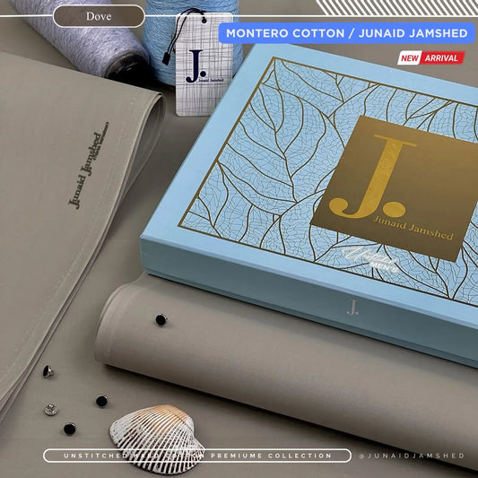 MONTERO PAPER COTTON | BY JUNAID JAMSHED | STEEL GREY