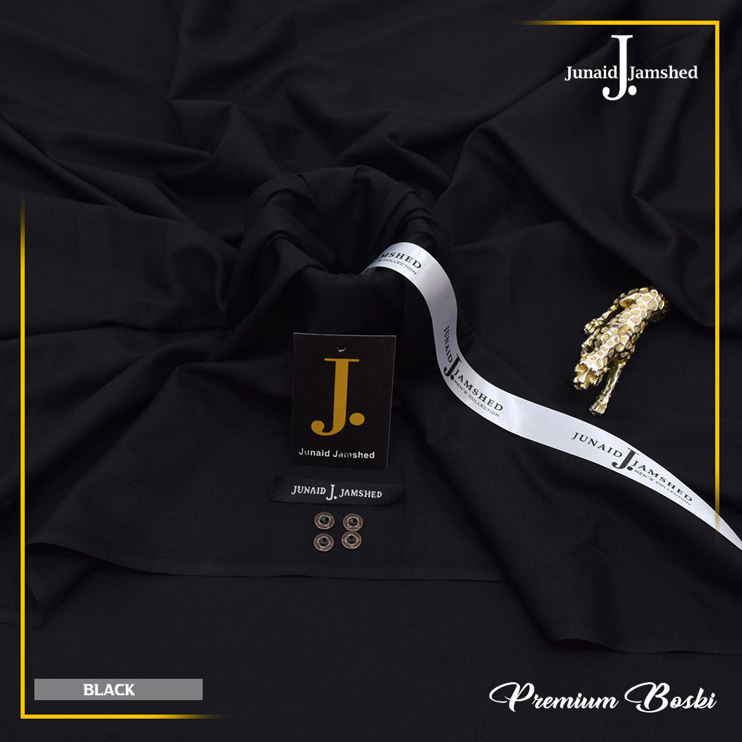 Black | Premium Boski | Unstitched