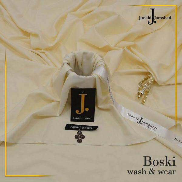 Cream | Boski Wash & Wear | Unstitched